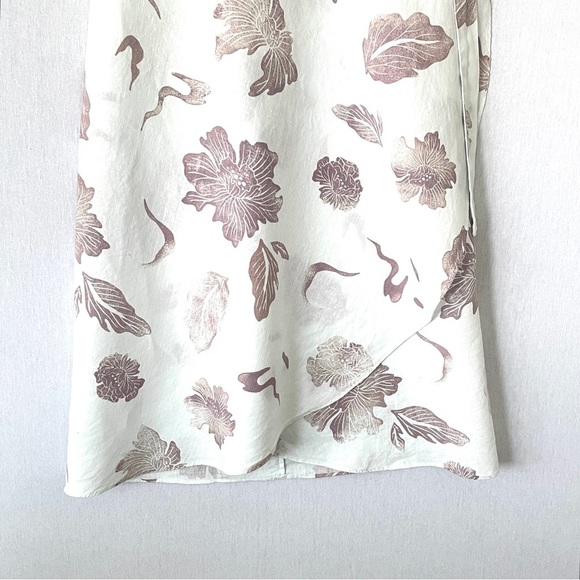 Aritzia Wilfred Eleta Linen Floral Midi Skirt - Picture 5 of 9